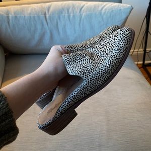 Madewell Calf Spotted Mules
